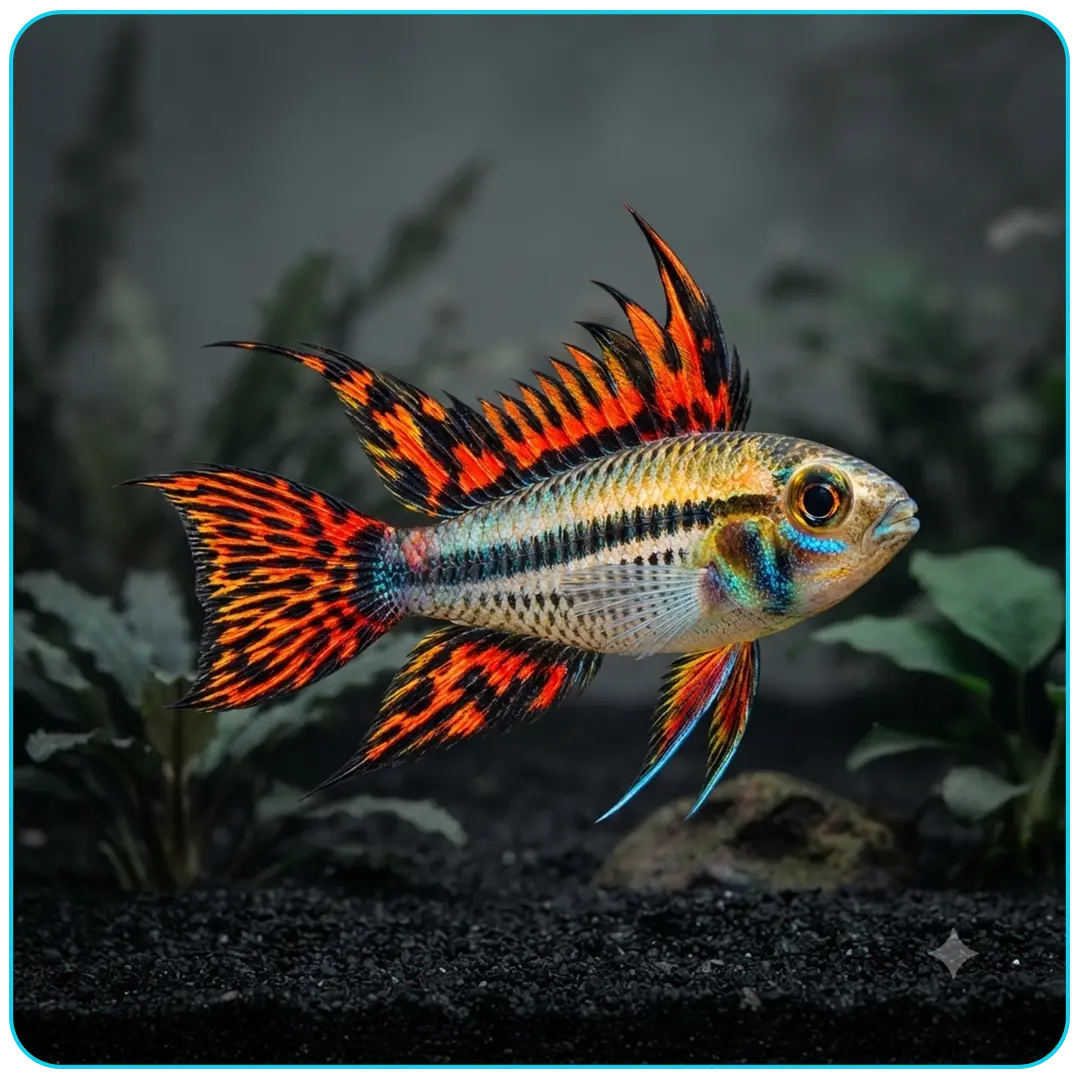 Apistogramma Cacatuoides Triple Red